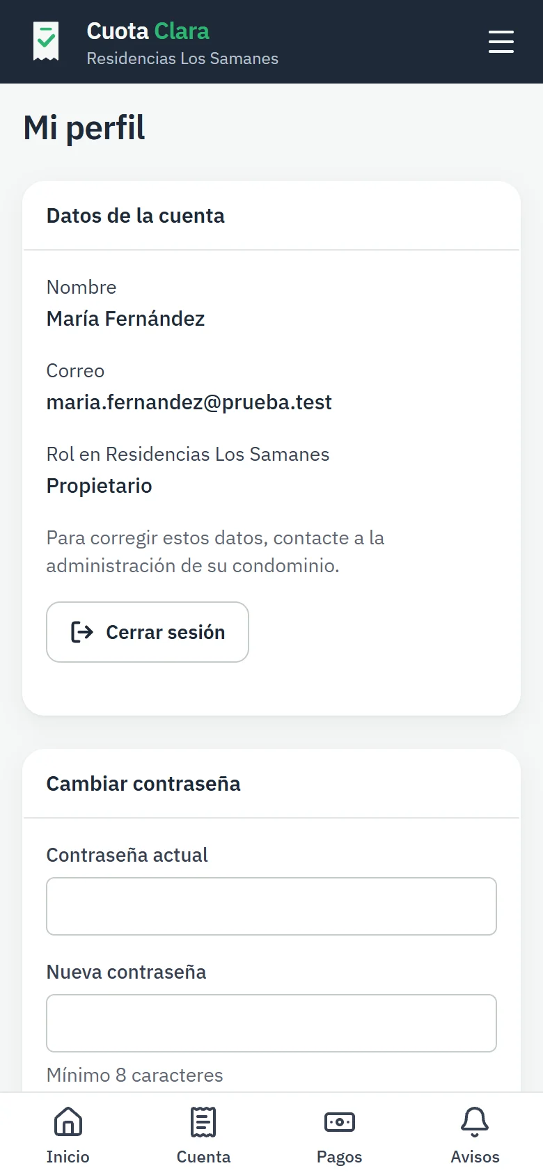 Mi perfil